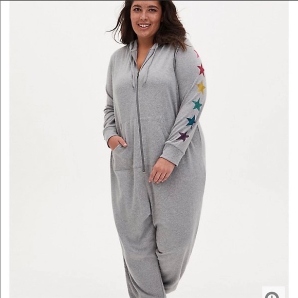 torrid Other - Nwot torrid rainbow ombre star gray onesie